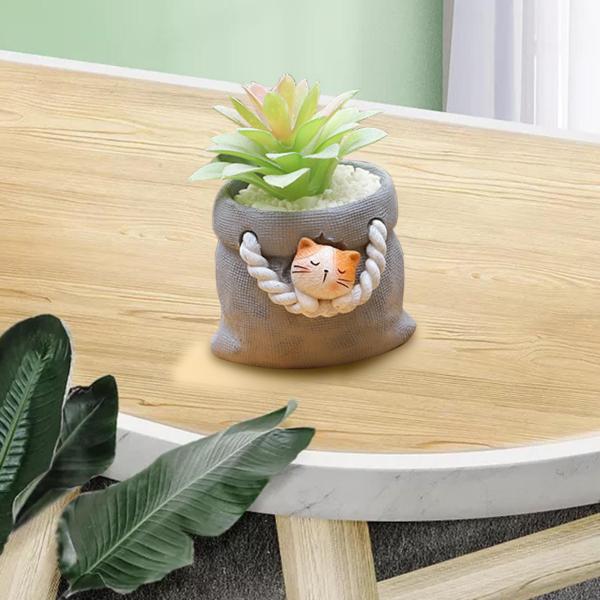 樹脂製 プランター ポット オーガナイザー オフィス 室内 装飾 アート インテリア 収納 かわいい