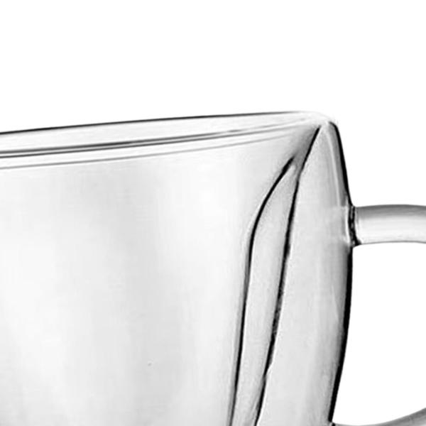 高ホウケイ酸二重壁コーヒーマグカプチーノマグ茶ガラスカップ耐熱ガラス製品茶ホット飲料カプチーノ水パーティー