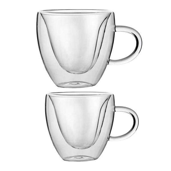 高ホウケイ酸二重壁コーヒーマグカプチーノマグ茶ガラスカップ耐熱ガラス製品茶ホット飲料カプチーノ水パーティー