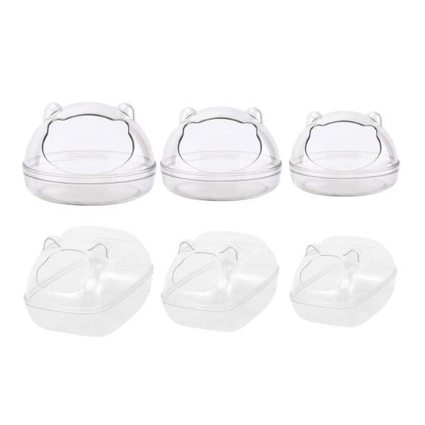 ハムスター サンドバス コンテナ 洗面器 トイレ用品 ケージ アクセサリー