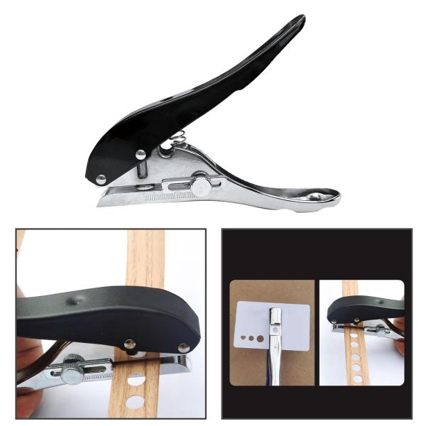 ポータブル パンチング プライヤー ハンドル パンチ皿穴ドリル ビット ハンドヘルド ラベル バッジ用