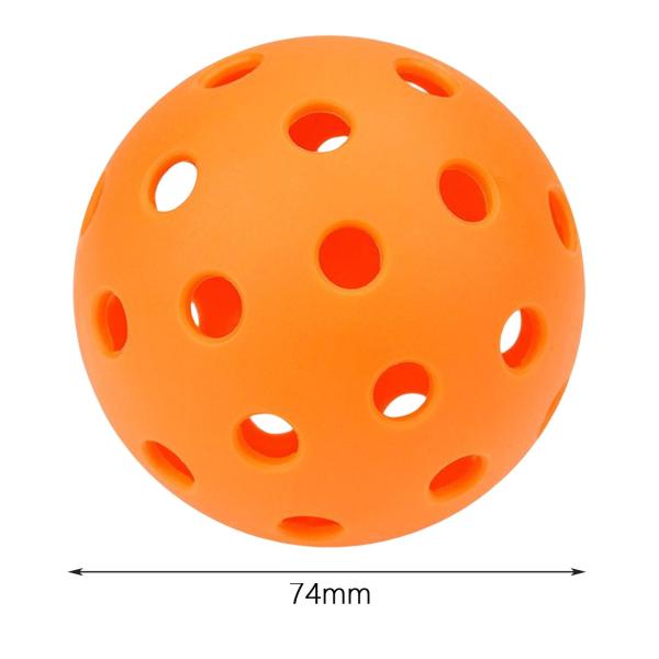 ピックルボール ボール 40 穴 74mm 屋外コート トーナメント プレー用に特別に設計
