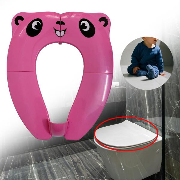 折り畳み式便座 飛沫ガードクッション付き ノンスリップ 男の子 女の子 キッズ用