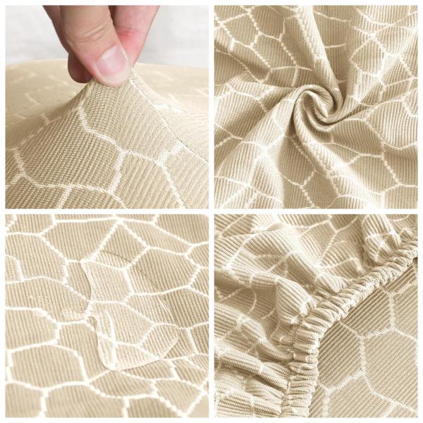 オフィスチェアカバー、オフィスチェア用の取り外し可能なコンピューターチェアカバー、ユニバーサル回転チェアデスクチェアカバーペット用の洗えるプ