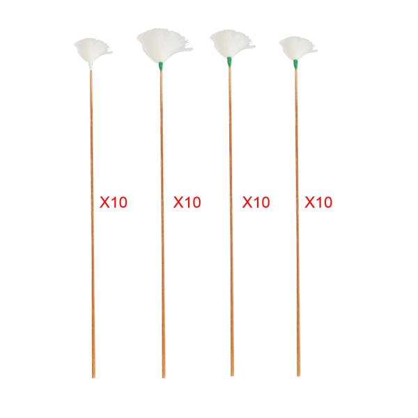 10 個のガチョウの羽の耳かき大人のための快適な耳スプーン耳掃除ツール