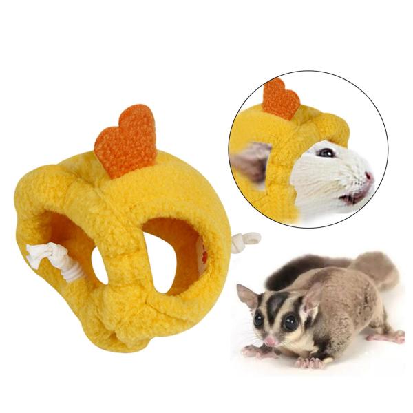 小動物帽子ウサギ帽子ウサギ ハムスター キャップ フェレット フクロモモンガ齧歯動物