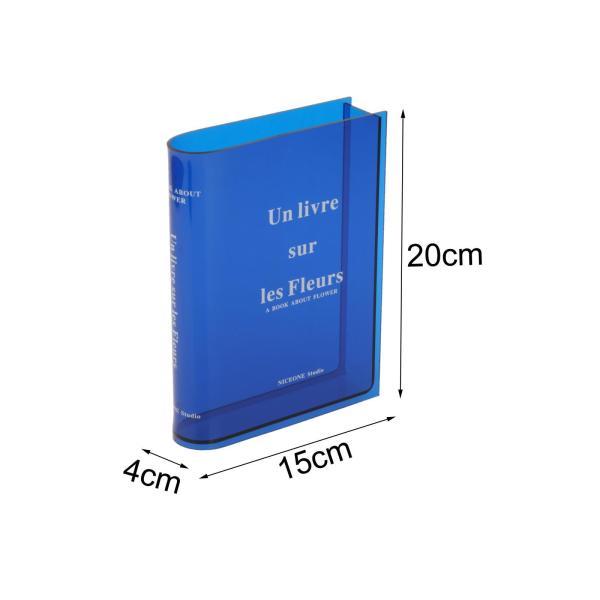モダンブック花瓶 装飾花瓶 テーブル花瓶 茎 束ホルダー 寝室の装飾用