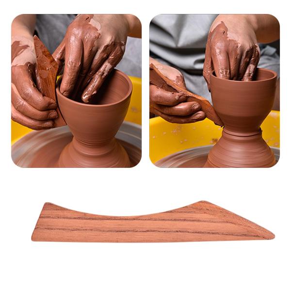 木製陶器削りシェイパーツール 耐久性 DIY ガジェット アクセサリー 頑丈