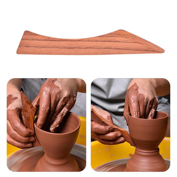 木製陶器削りシェイパーツール 耐久性 DIY ガジェット アクセサリー 頑丈
