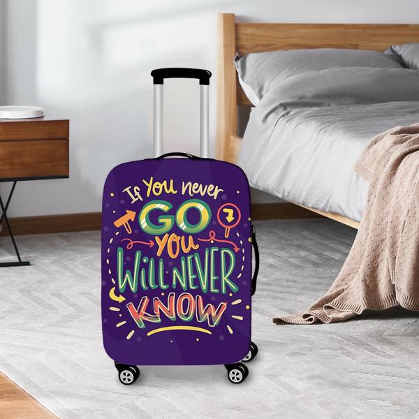 伸縮性のある荷物カバープリントアンチスクラッチ防塵荷物カバーガールズメンズレディース