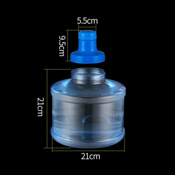 ウォーターディスペンサー ボトル スクリュートップボトル ウォータージャグ 取り外し可能な蓋付き 自宅やオフィス用