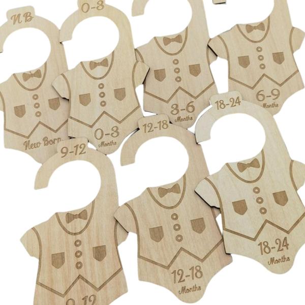 7x ベビークローゼットサイズディバイダー 新生児から24ヶ月までのベビー家具