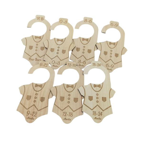 7x ベビークローゼットサイズディバイダー 新生児から24ヶ月までのベビー家具