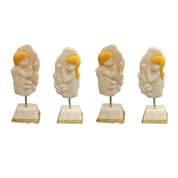 宗教的なカトリックの祈りの置物 祈る像 5インチ デスクトップの装飾 宗教的なギフト