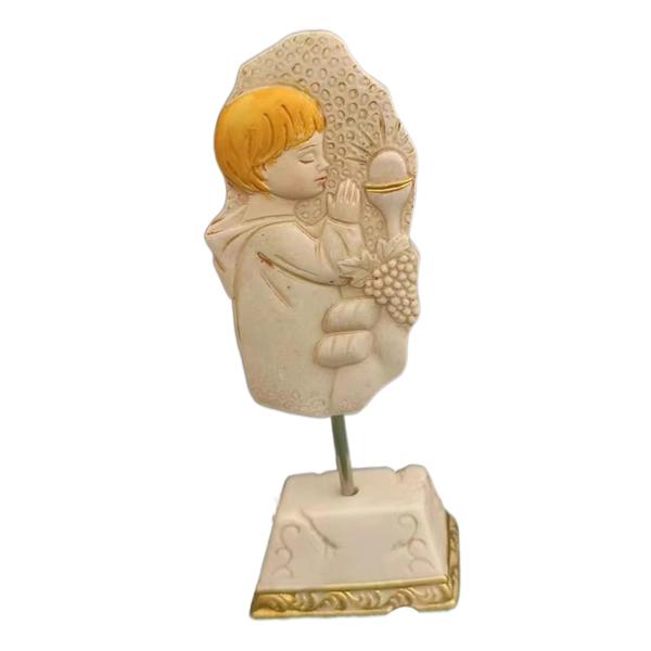宗教的なカトリックの祈りの置物 祈る像 5インチ デスクトップの装飾 宗教的なギフト