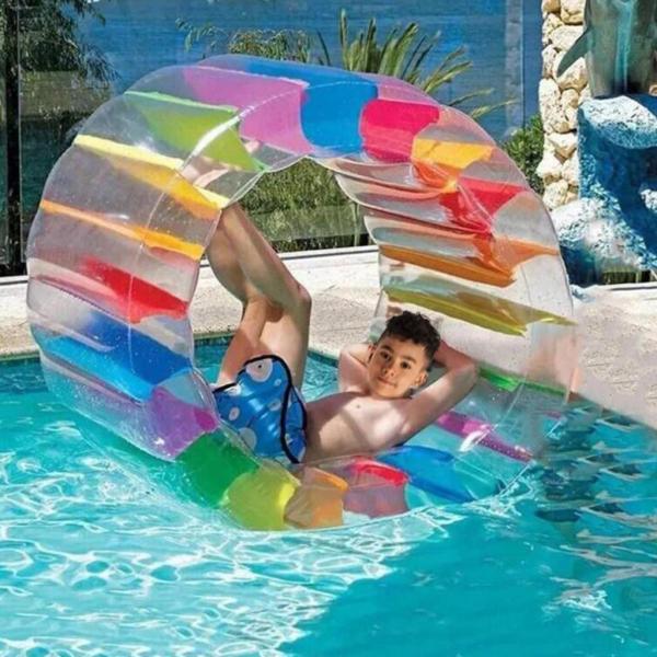 ウォーターホイール フロート 水遊び 浮き輪 海 プール 夏 アスレチック おもちゃ ビーチ用品