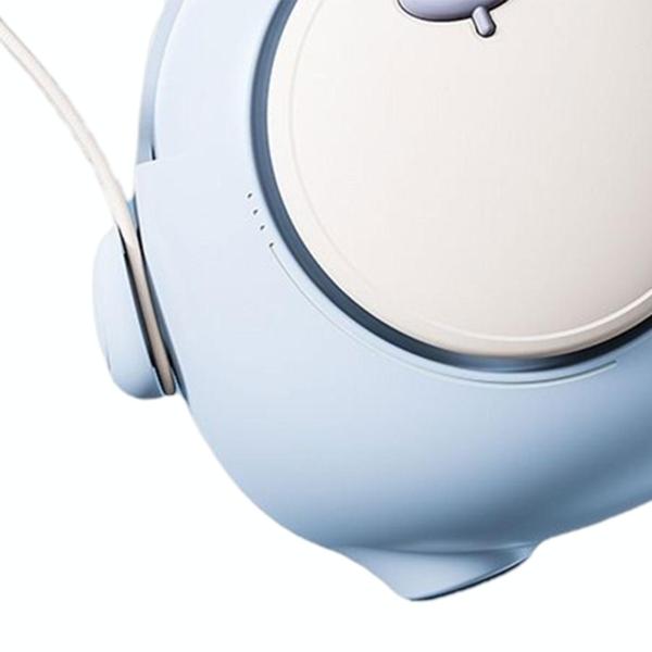 ネックレスファンポータブルネックハンギングファンミニファンハンドヘルドファン冷却用小型パーソナルハンズフリーUSB充電式3スピード