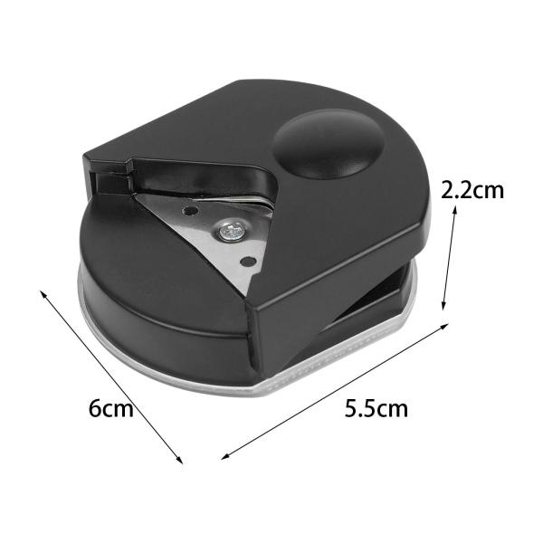 ペーパーコーナーラウンダーパンチ コーナーカッター 封筒パンチ フォトカッター カードストック ギフトタグ R4mm ミニホールパンチャー 