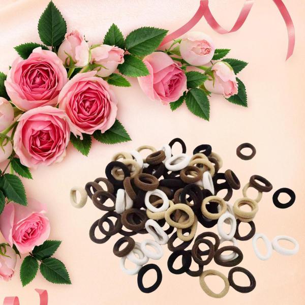 100x シームレス ヘアタイ シームレス ヘアロープ ネクタイ ポニーテール シンプル ポニーテール ホルダー ヘアバンド 子供用 ギフト