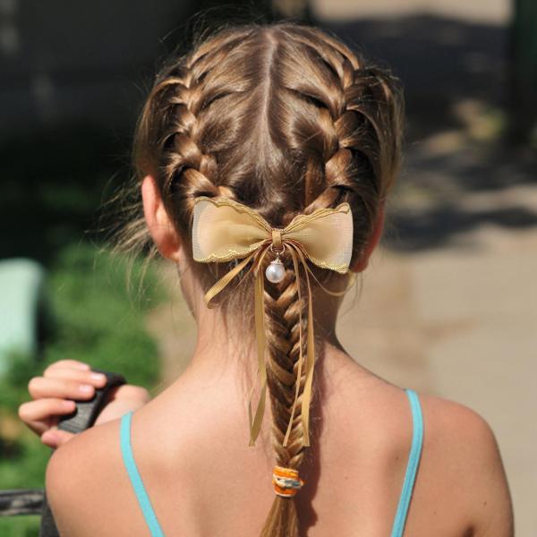 リボンヘアクリップ ヘアバンド ヘアスタイリングアクセサリー ヘッドドレス 装飾 かわいいヘアタイ ちょう結び バレッタ 女性と女の子 幼児