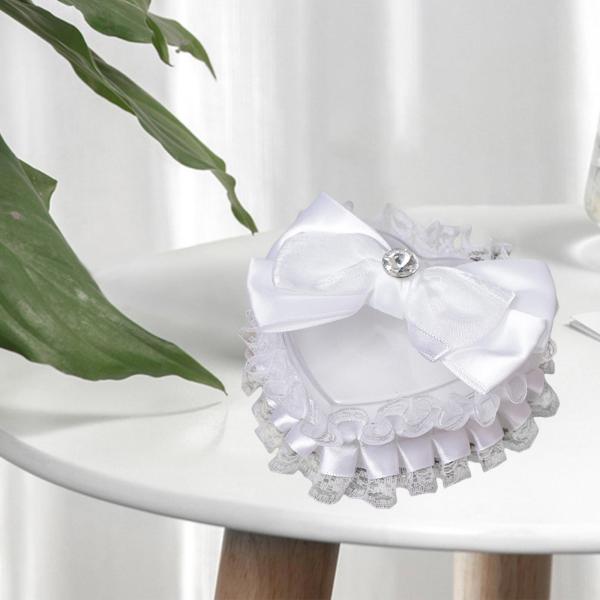 ブライダル リング ホルダー クッション ジュエリー ケース 結婚 婚約 パーティー 用品