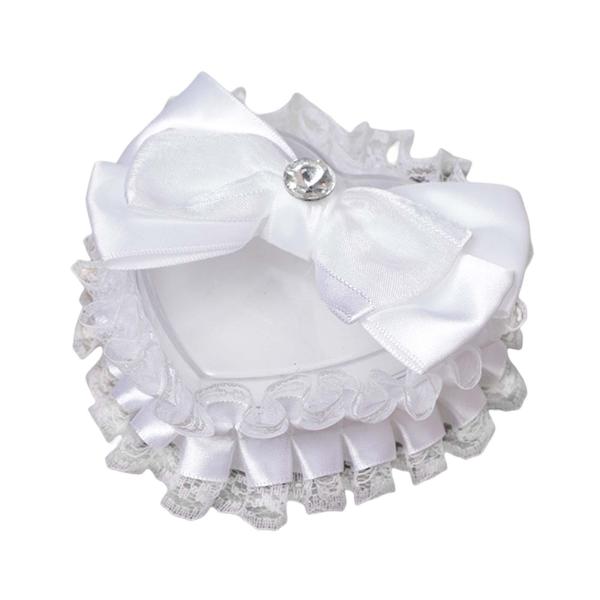 ブライダル リング ホルダー クッション ジュエリー ケース 結婚 婚約 パーティー 用品