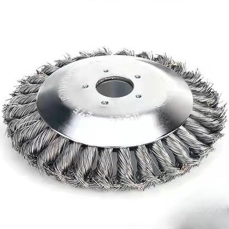 草刈り機用チップソー 外径15cm/20cm 鋼線ホイール 雑草ブラシ ワイヤー除草ホイール 鋼線の雑草のブラシ ヘッドのコーティング  回転式鋼線雑草ブラシヘッド