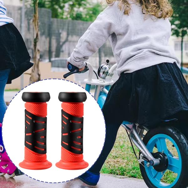 2本 キッズバイク ハンドルグリップ バイクグリップ 交換 滑り止め 自転車ハンドルバーグリップ 子供用 バランス
