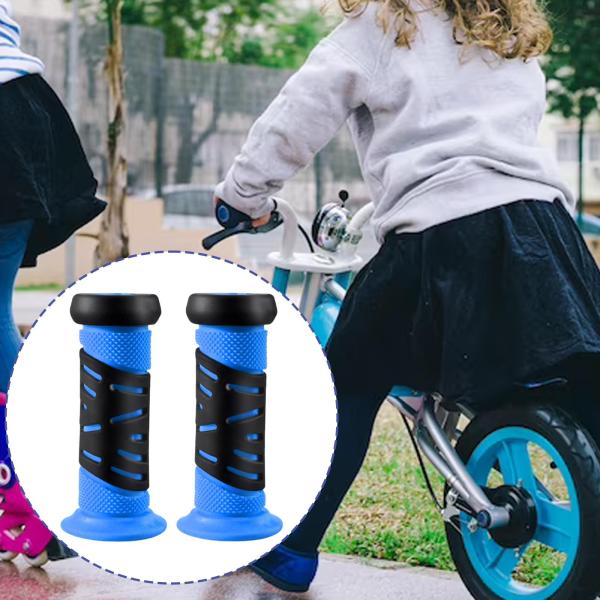 2本 キッズバイク ハンドルグリップ バイクグリップ 交換 滑り止め 自転車ハンドルバーグリップ 子供用 バランス