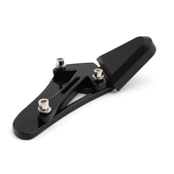 オートバイキックスタンドエクステンションは、 バイク修正のための足サイドスタンド延長アルミ合金アンチスライドを置き換えます