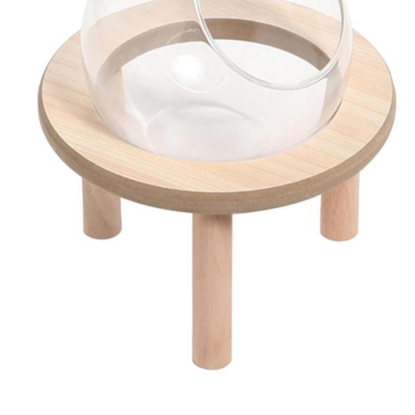 ハムスターサンドバスコンテナ バスルーム 木製トイレ ペットのおもちゃ 大きくて透明なハムスターサンドバスボックス 小動物用バス チンチラス