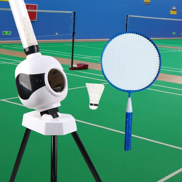 バドミントンボールピッチングツールバドミントンサービスマシンポータブルバドミントントレーナーバドミントンボールトッサーセルフプレイ用コーチす