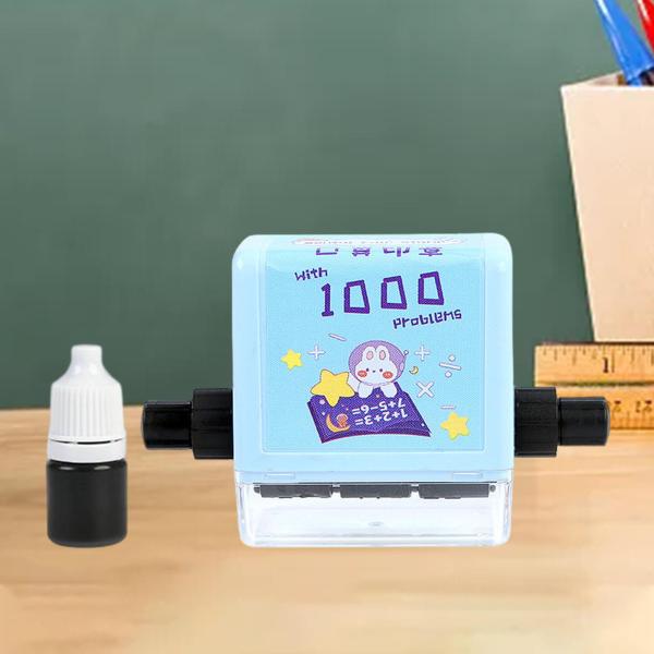 数学ローラースタンプローラーデジタル教育スタンプ知育玩具番号ローリングスタンプ幼稚園加算減算教師子供のため