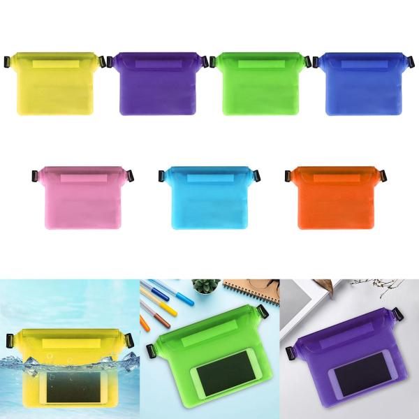 クリア防水バッグ クリアトートバッグ ウエスト 耐久性のある財布 調節可能なストラップ付き 携帯電話ポーチケース カヤック ビーチ 旅行 ア