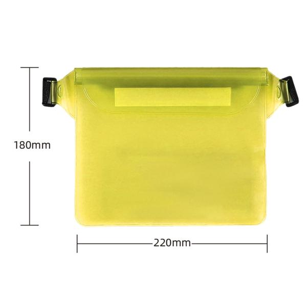 クリア防水バッグ クリアトートバッグ ウエスト 耐久性のある財布 調節可能なストラップ付き 携帯電話ポーチケース カヤック ビーチ 旅行 ア