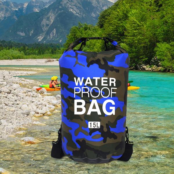 防水ポーチ、ポータブルドライサック、頑丈な収納、ショルダーバッグ、バックパックドライキャリーバッグ、サックフローティングバックパック、セーリ