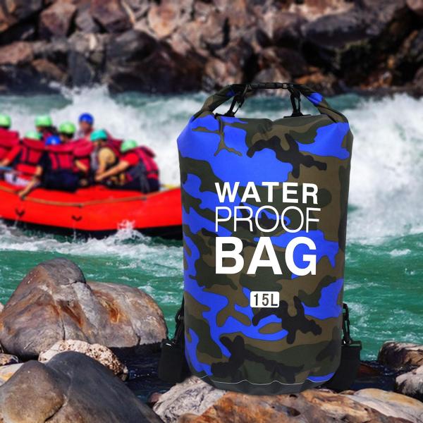 防水ポーチ、ポータブルドライサック、頑丈な収納、ショルダーバッグ、バックパックドライキャリーバッグ、サックフローティングバックパック、セーリ