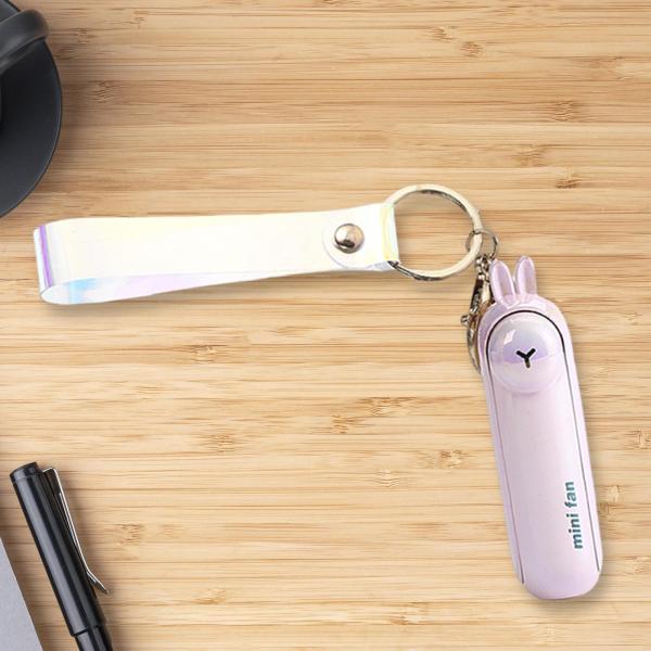 キーホルダーファン冷却ファンポータブルミニファンUSB充電式3スピード女の子子供パーソナルファン小さなポケットファンオフィス旅行キャンプ用