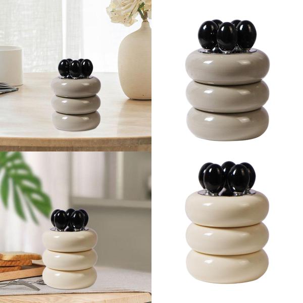 フルーツフォーク、前菜フォーク、ジャー付きミニ5本食器サラダフォーク弁当ピック、デザートフォーク、前菜パーティー用品ケーキの試食用