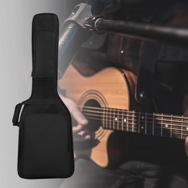 ベースギターバッグハンドバッグオックスフォード布防水エレクトリックベースギターバッグ