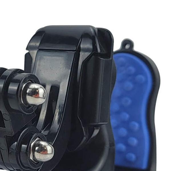 オートバイヘルメットあごマウントポータブル交換用高性能ゴムパッド完璧な角度カメラアクセサリープレミアム安定したクイックリリース