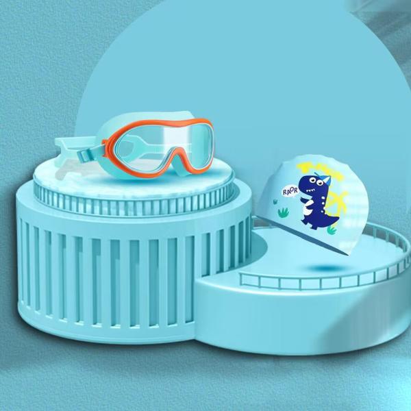 子供用水泳メガネ、快適な着用感のダイビングメガネ、青少年保護カヤック用の大型ダイビングメガネ水泳メガネ