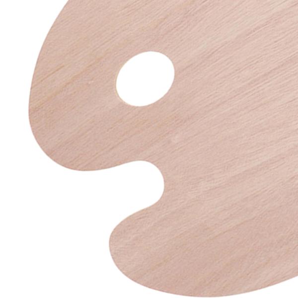 木製ペイントパレットペイントカラーミキシングトレイ画材、アーティストパレットトレイ、ペイントパレット美術学生用絵画パレット、着色、ガッシュ