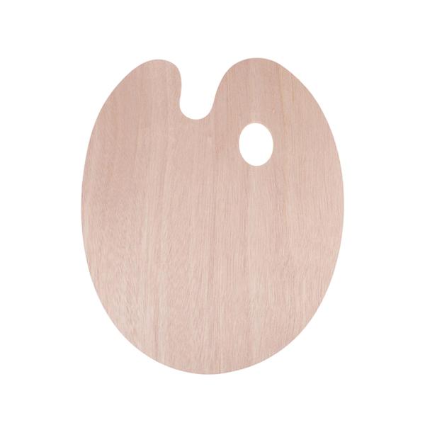 木製ペイントパレットペイントカラーミキシングトレイ画材、アーティストパレットトレイ、ペイントパレット美術学生用絵画パレット、着色、ガッシュ