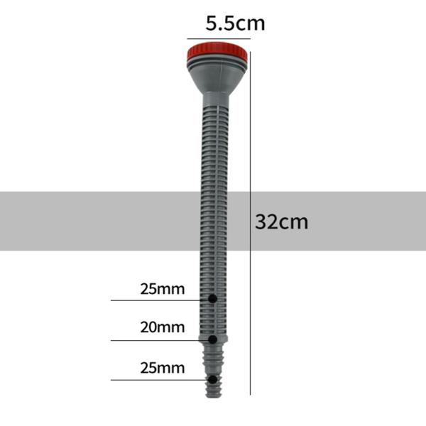 ノズル噴霧器ガーデンホースノズル庭庭散水器屋外ポータブル散水杖灌漑ツールヘビーデューティ散水スプレー杖
