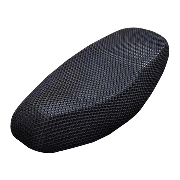 オートバイシートカバーモーターシートパッドカバー弾性通気性ポータブル 3D 滑り止めシートプロテクターカバー電動バイク継手用