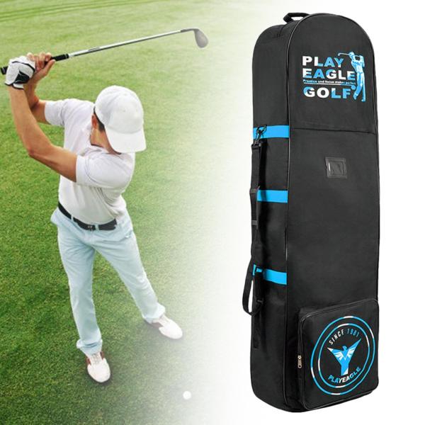 航空会社用ゴルフトラベルバッグ折りたたみジッパー防水ゴルフクラブ荷物バッグケースゴルフトラベルカバー練習アウトドアスポーツ用
