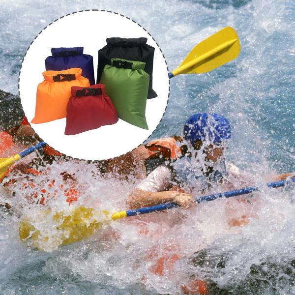 5 個のドライバッグ防水バッグセット屋外収納バッグ 防水ポーチ 防水バック ドライバッグ トートバッグ プール用