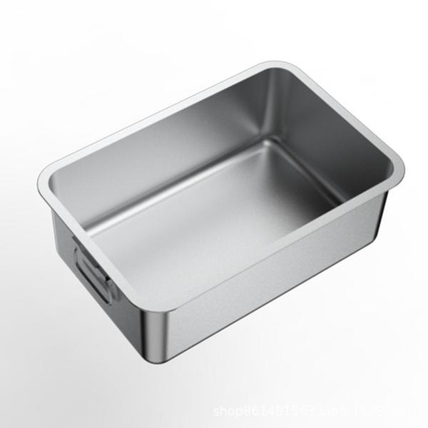 猫トイレ 屋内猫用 猫トイレ ステンレス鋼 猫用品 モダン猫サンドボックス 掃除簡単 オープントップ ペット砂トレイ