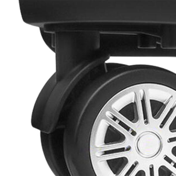 2個の交換用荷物ホイール、スーツケース修理、スピナーホイール、ユニバーサル耐荷重耐久性のあるスーツケースホイール修理用スイベルキャスター